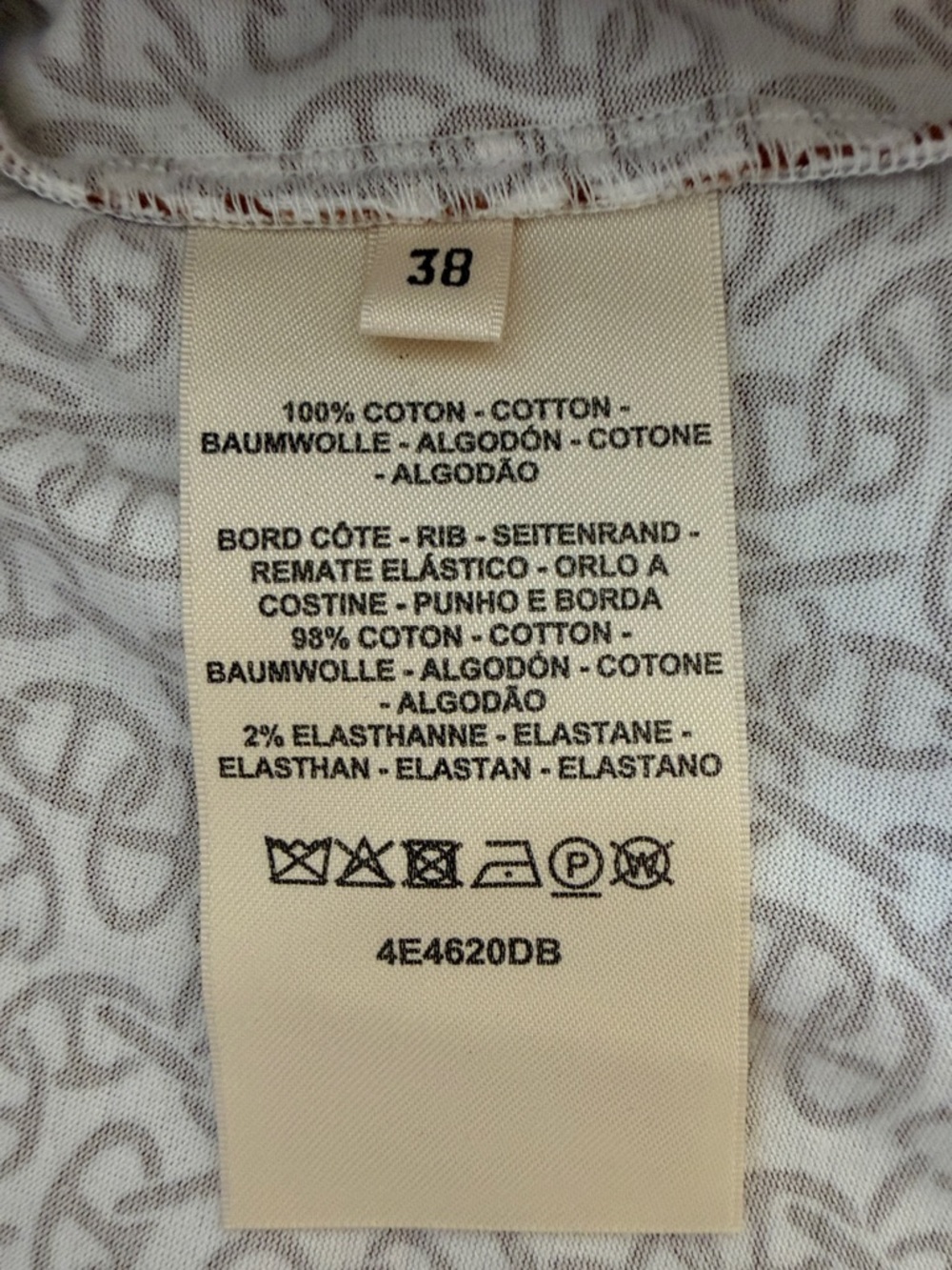 Hermes cotton chain print tshirt - Picture 4 of 4